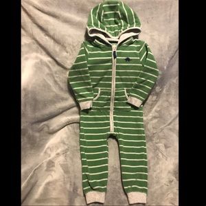 24m 🦖 Carter’s Dino Hooded Fleece Jumpsuit